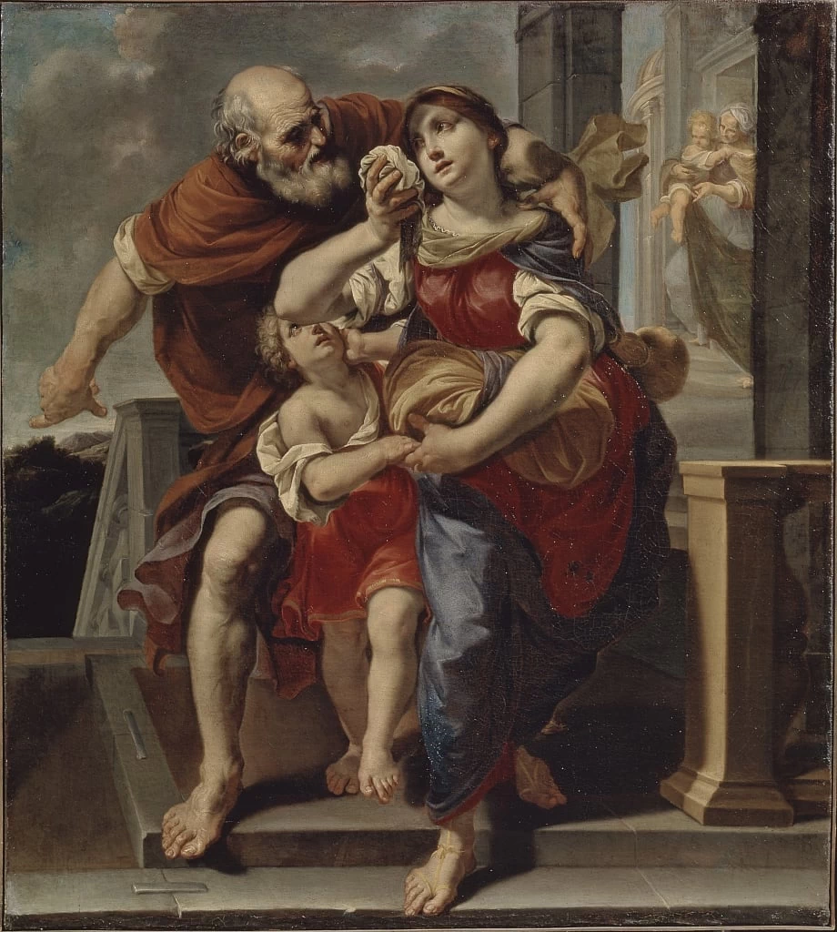 Agar lascia la casa di Abramo - Pushkin Museum, Moscow